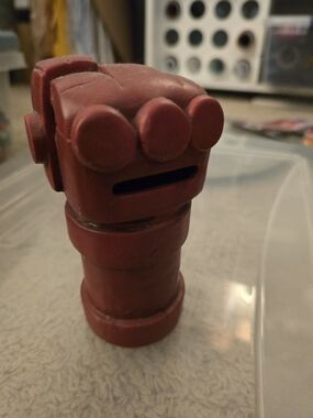 Hellboy Hand of Doom Ceramic Piggy Bank Dark Horse Comics by Zak Collectible
